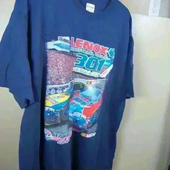 Lenox 301 New Hampshire Motor Speedway T  Shirt 2008 Nascar 2XL - Double Sided - Picture 6 of 8